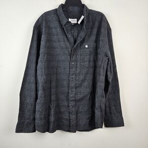 American Eagle Men's Casual Cotton Button Down Relaxed Fit Shirt Size L NWT